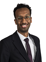 Portrett av Fawzi Warsame