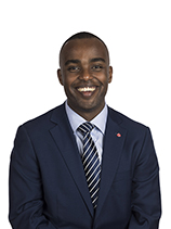 Portrett av Hashim Abdi