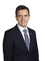 Portrett av Joakim Myklebost Tangen